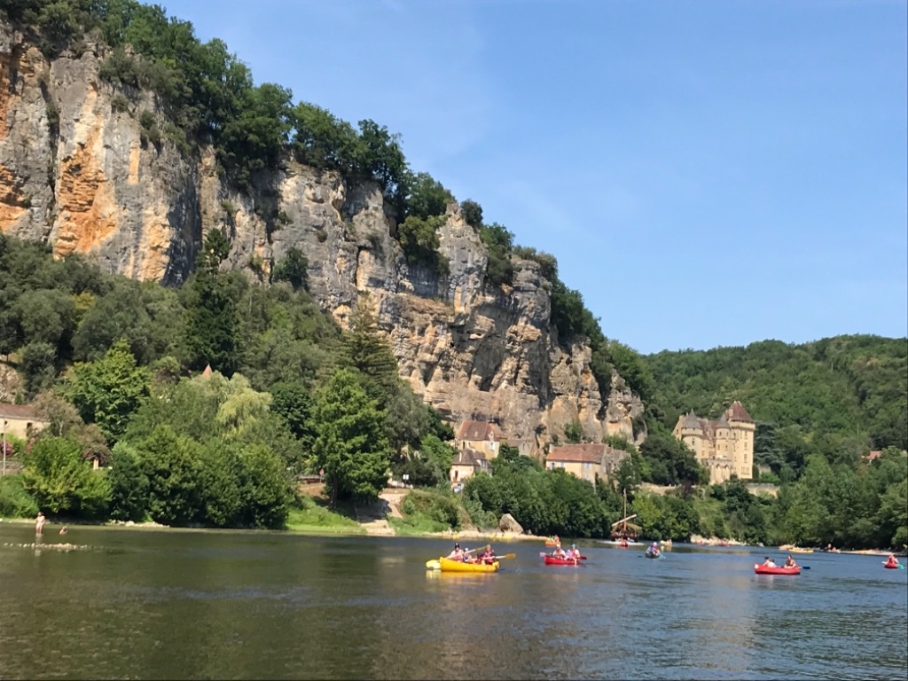 Canoe ride on Dordogne River