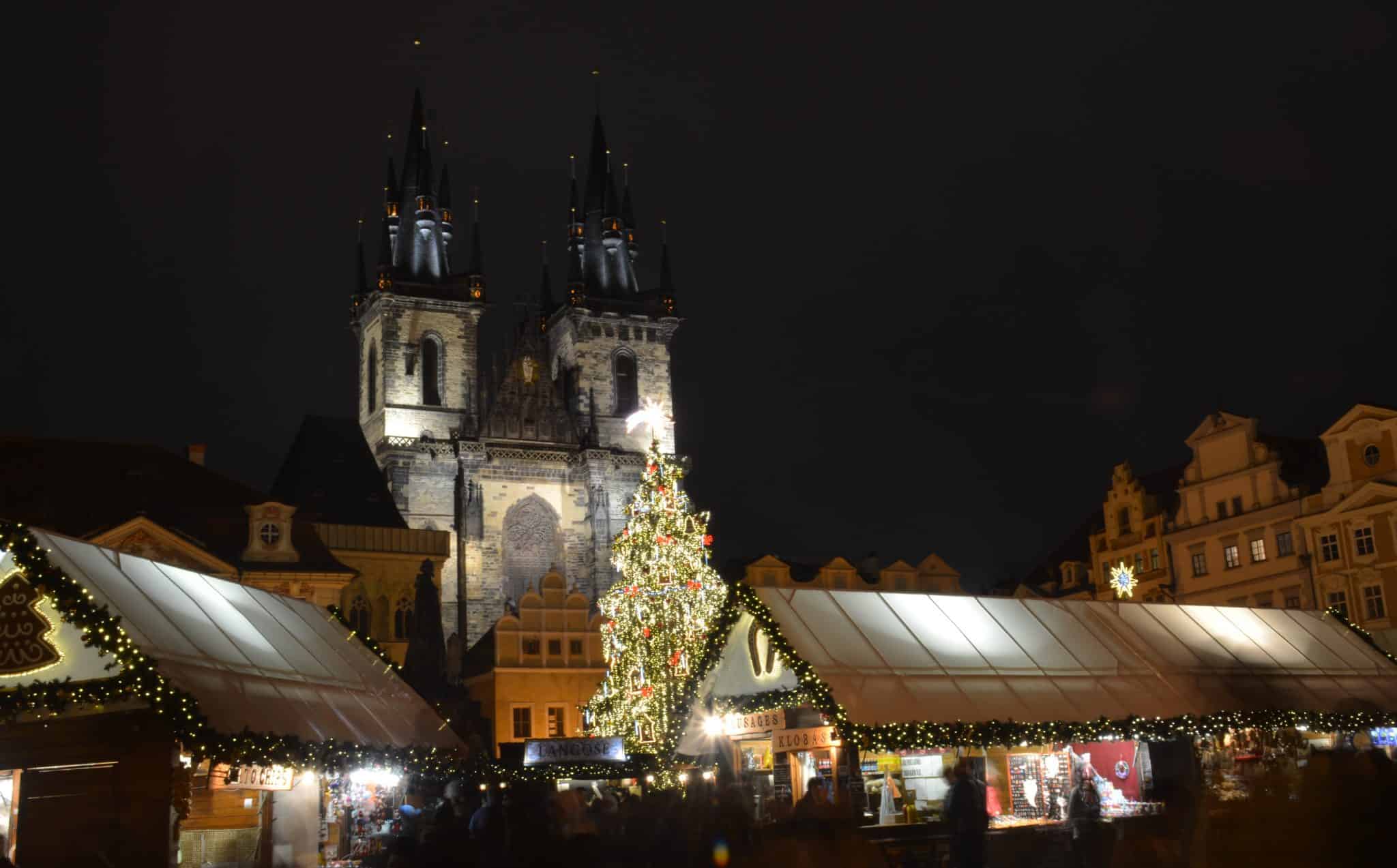 Kerstmarkten in Praag