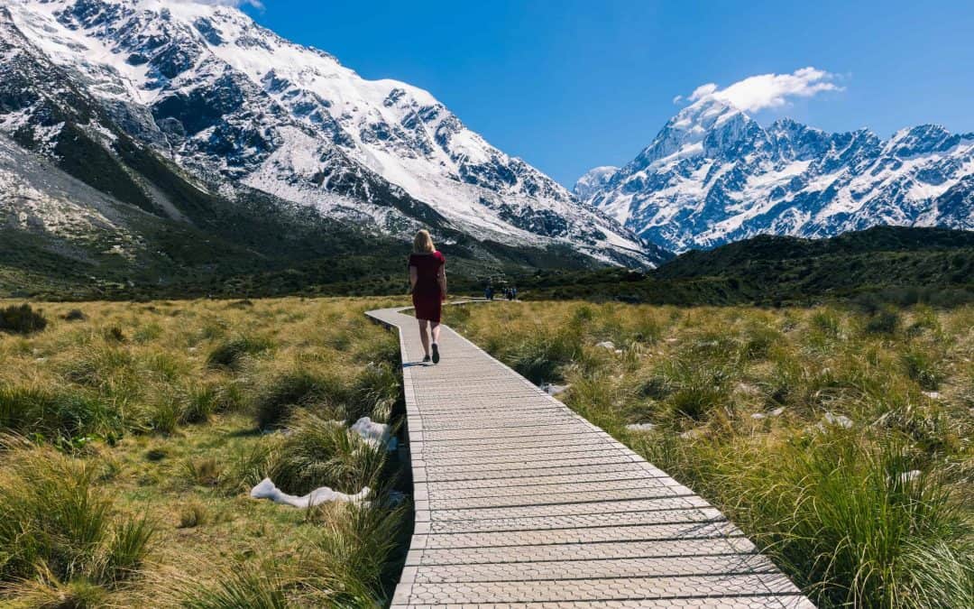 Hike de Hooker Valley Track in Nieuw-Zeeland!