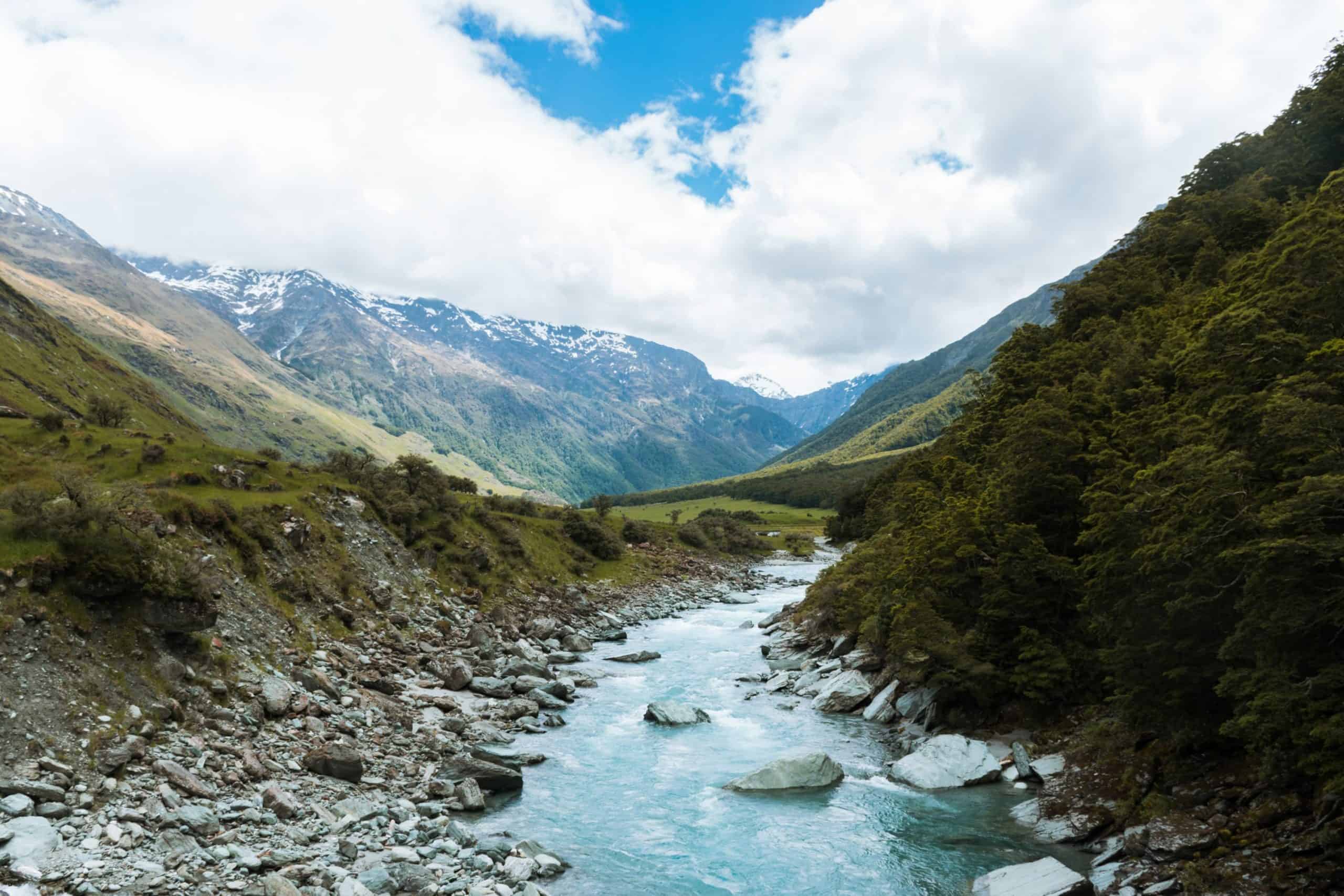Hiken naar de Rob Roy Glacier in Nieuw-Zeeland