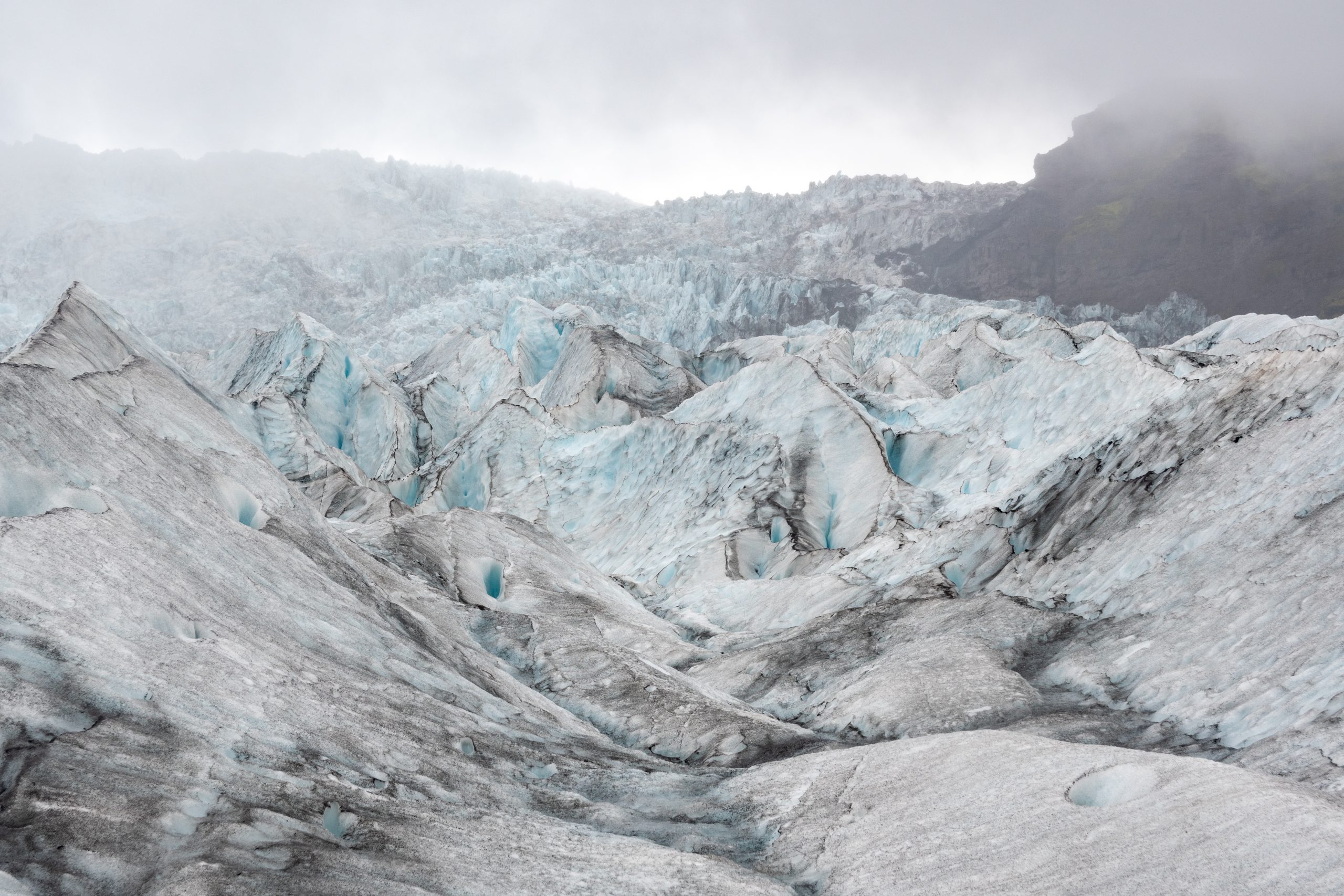 Gletsjer hike in IJsland