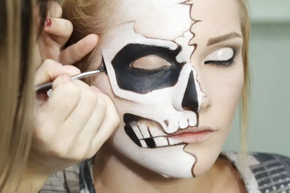 Applying (and Removing) Halloween Makeup