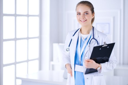 Doctor Holding Clipboard