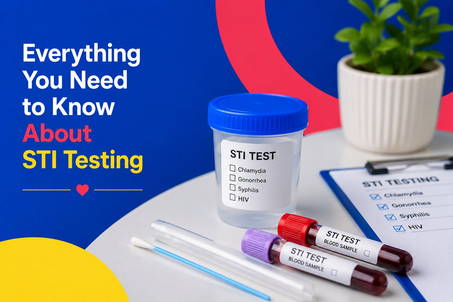Learn how STI testing works, common STI symptoms, prevention strategies, and when to schedule confidential sexual health testing.