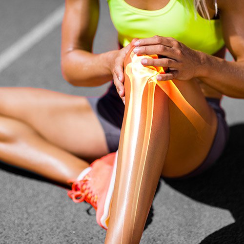 Women having Sports Injury