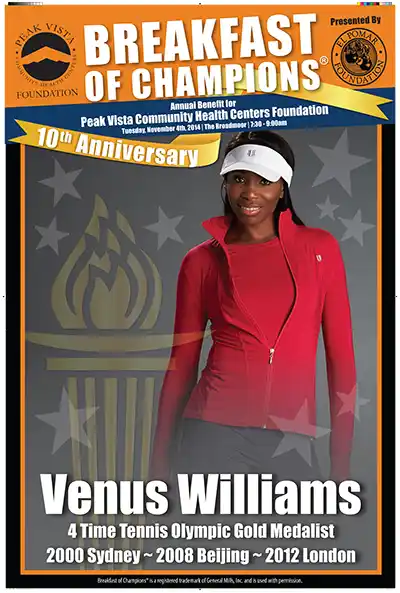 Breakfast of Champions Venus Williams