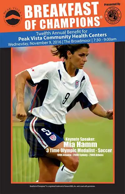 Breakfast of Champions Mia Hamm