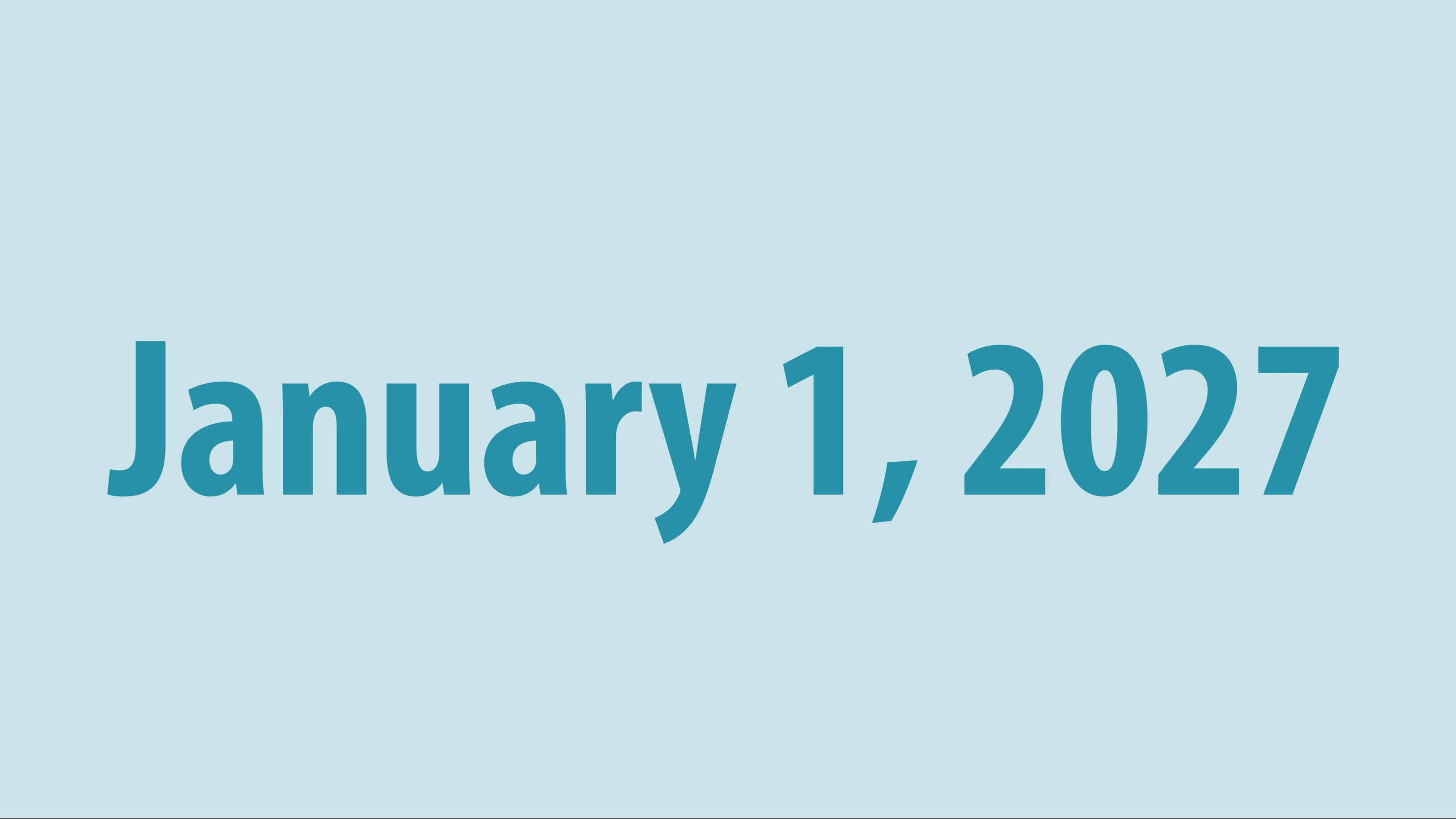 January 1, 2027
