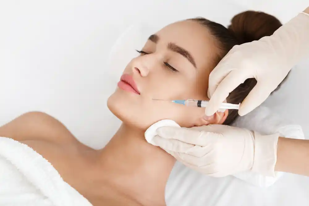 Woman Receiving Botox Treatment