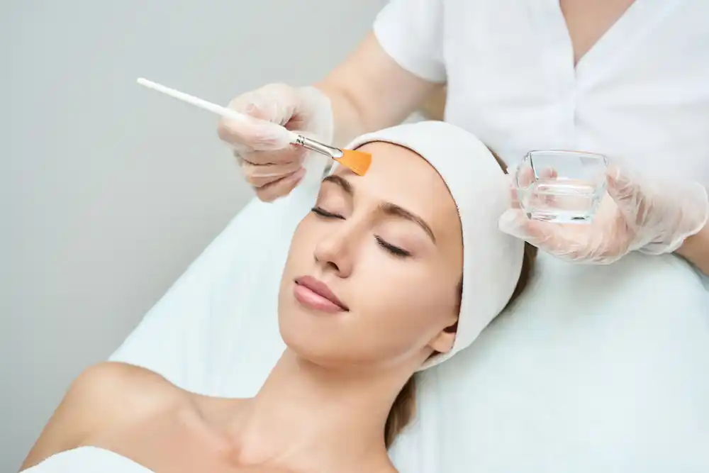 Woman Receiving Botox Treatment