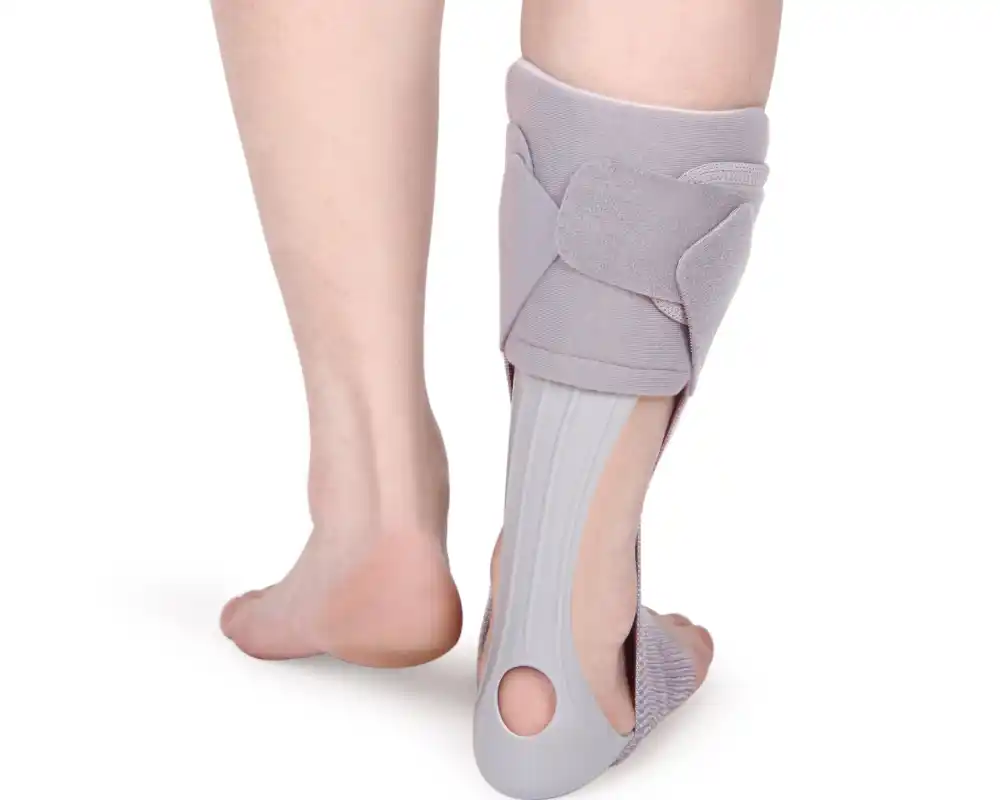 Leg and ankle brace