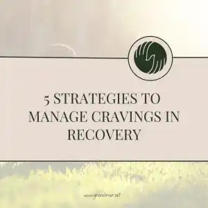 Recovery aids for managing cravings