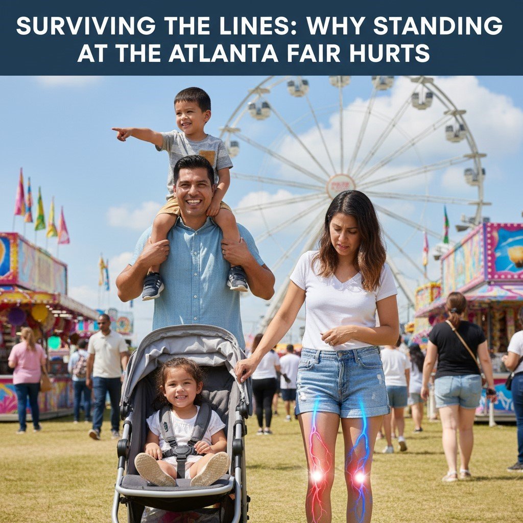 Surviving the Lines: Why Standing at the Atlanta Fair Hurts