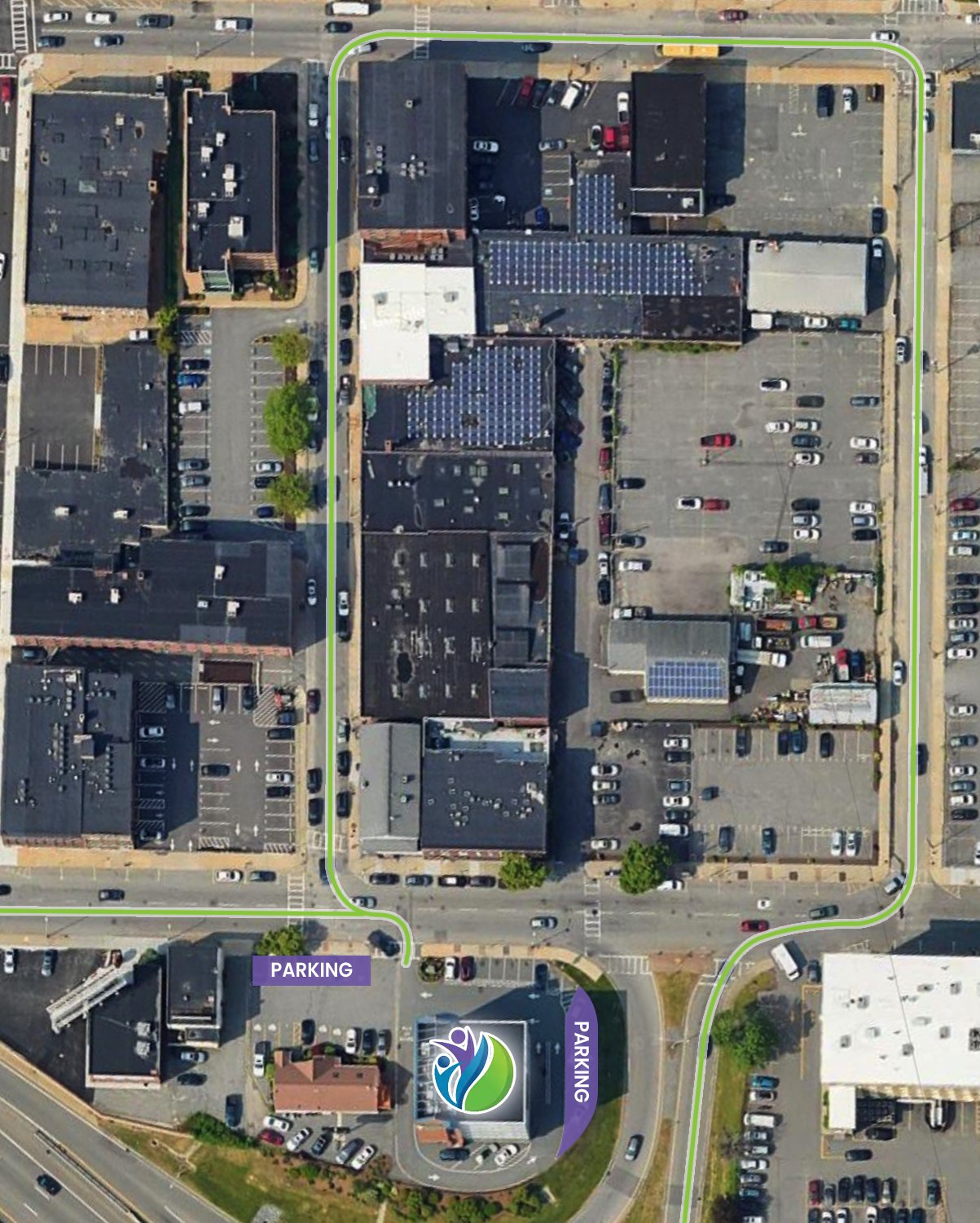 Parking Map for Suite Life Building