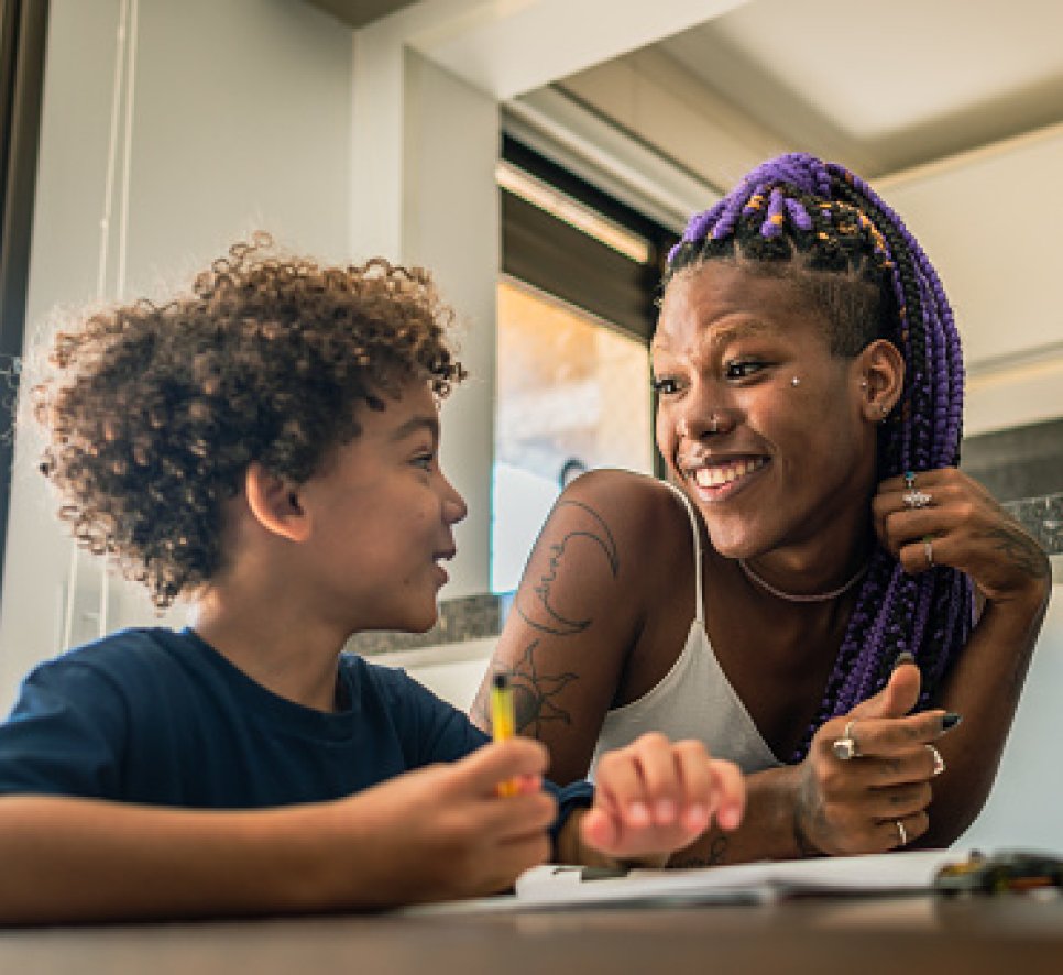 A Transgender with their child at Colombia Surrogacy Partners