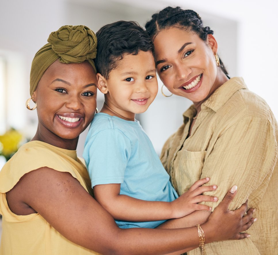 A Lesbian Couple with child after Surrogacy support in colombia
