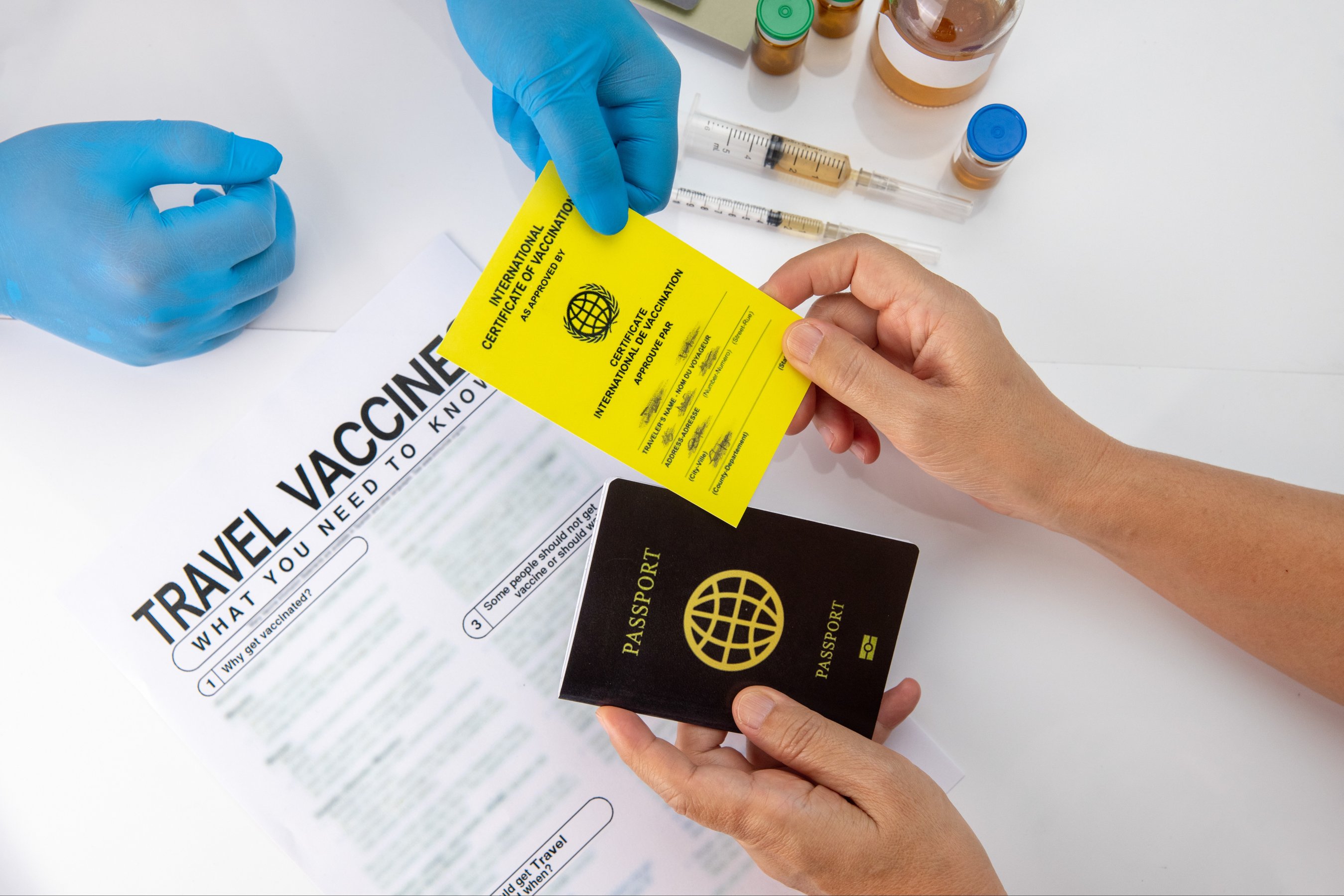 Get international certificate of the vaccination before travel