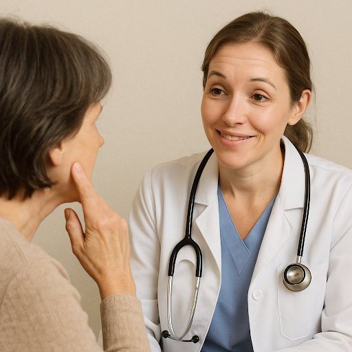 doctor talking to patient