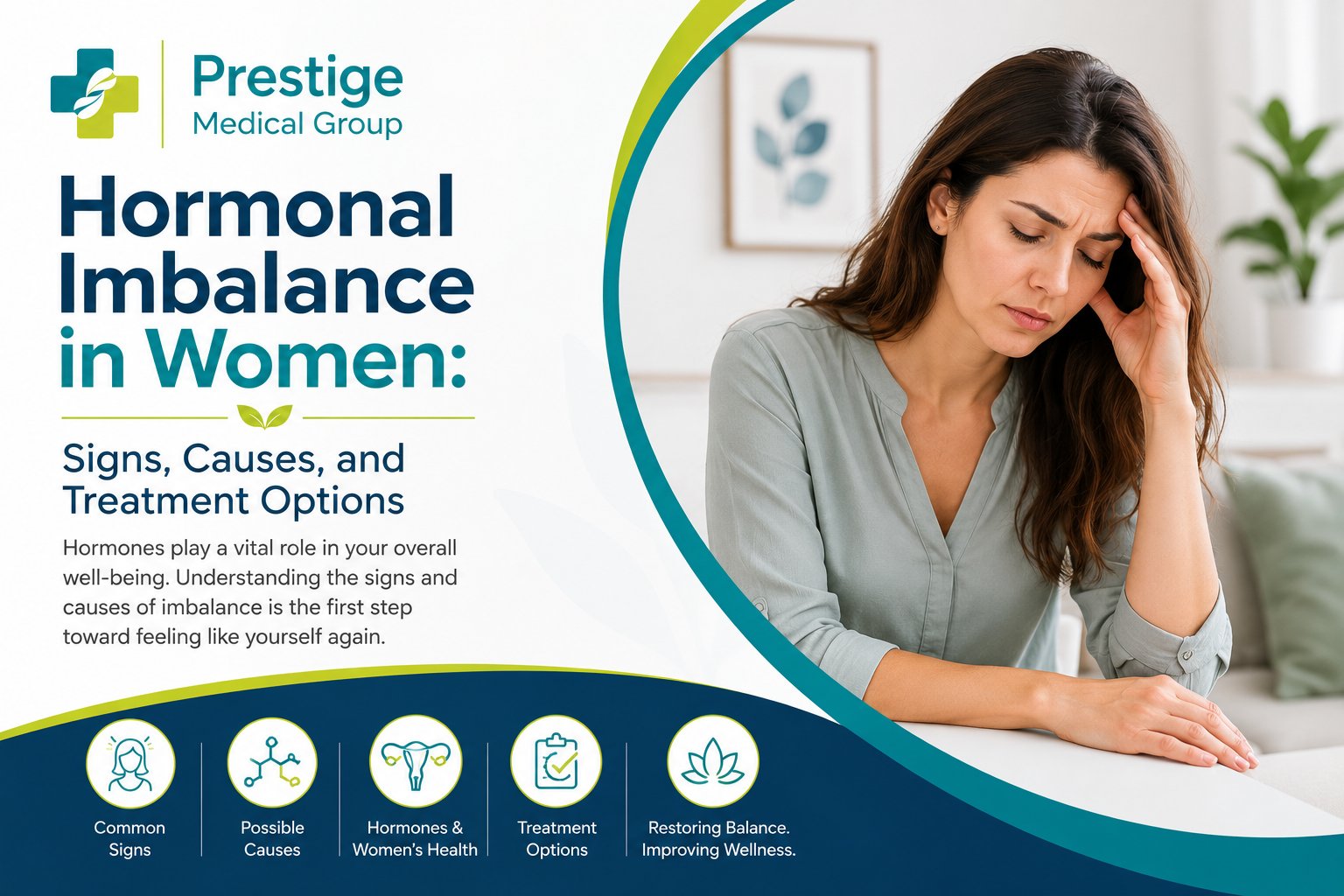Understand symptoms of hormonal imbalance in women, common causes, and treatment options to restore balance and improve overall health.