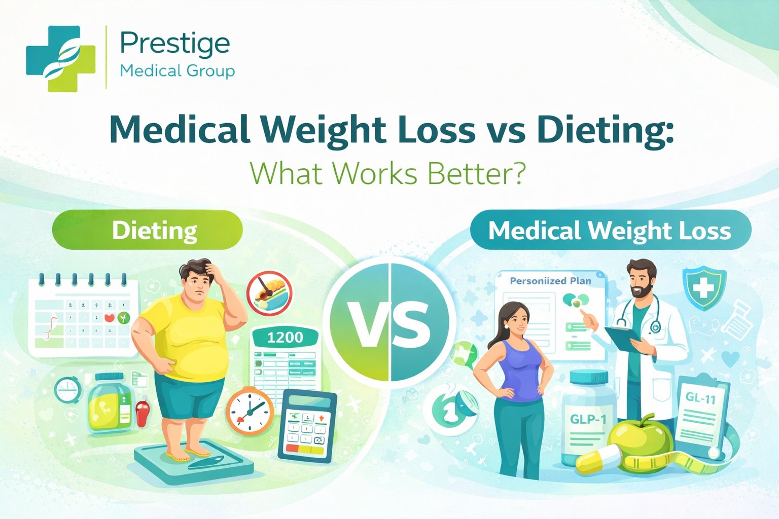Compare medical weight loss with traditional dieting and learn which approach delivers sustainable results.