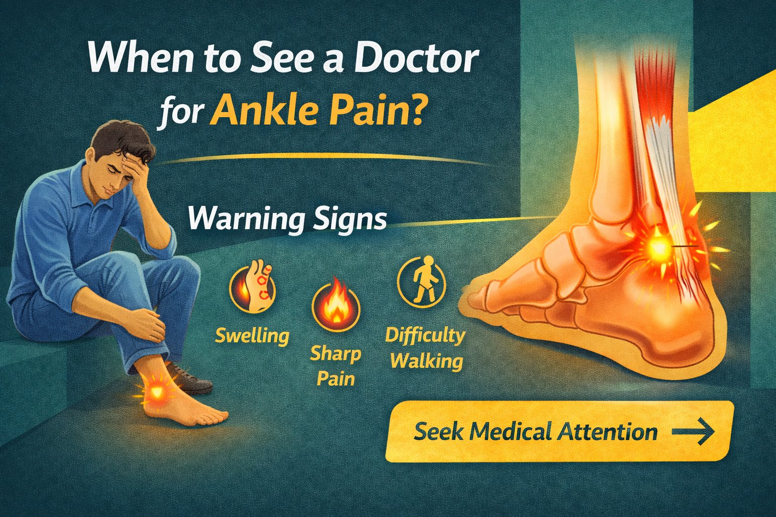 Not sure if ankle pain needs care? Learn warning signs and when to see a specialist in Jeannette, PA.