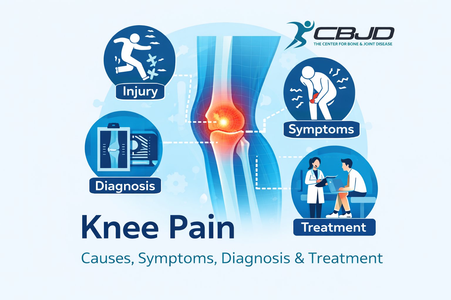 Learn the causes of knee pain, common symptoms, treatment options, and when to see a doctor. Understand injuries, arthritis, and recovery options.