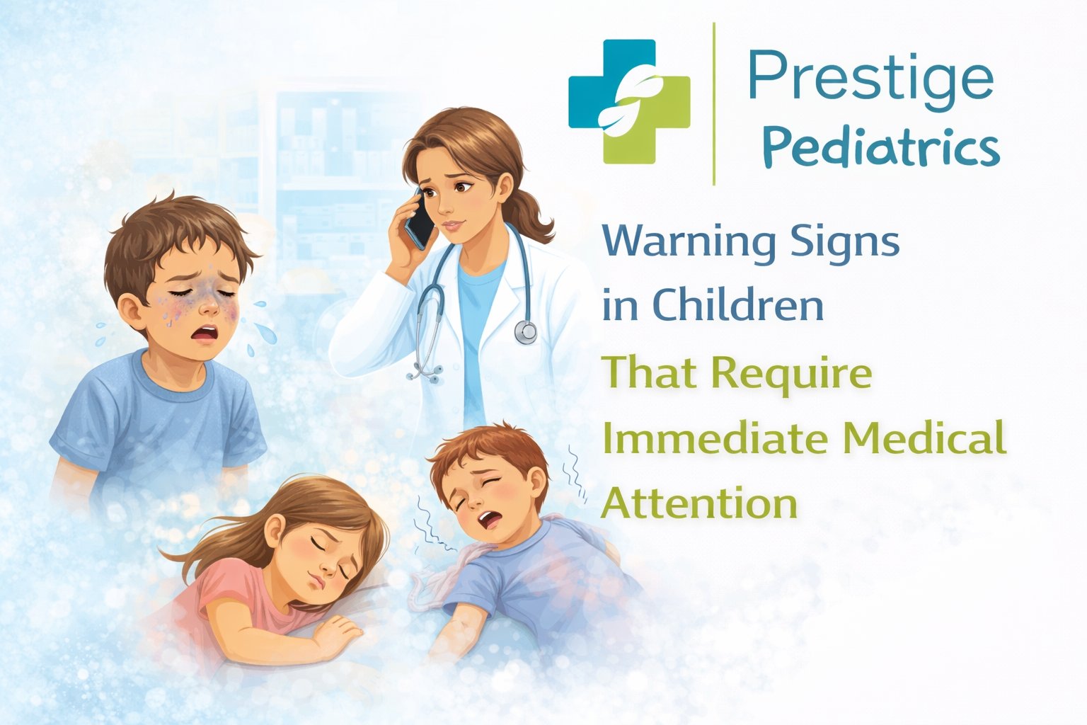 Recognize serious symptoms in children that need urgent care and when to seek help from a pediatrician right away.