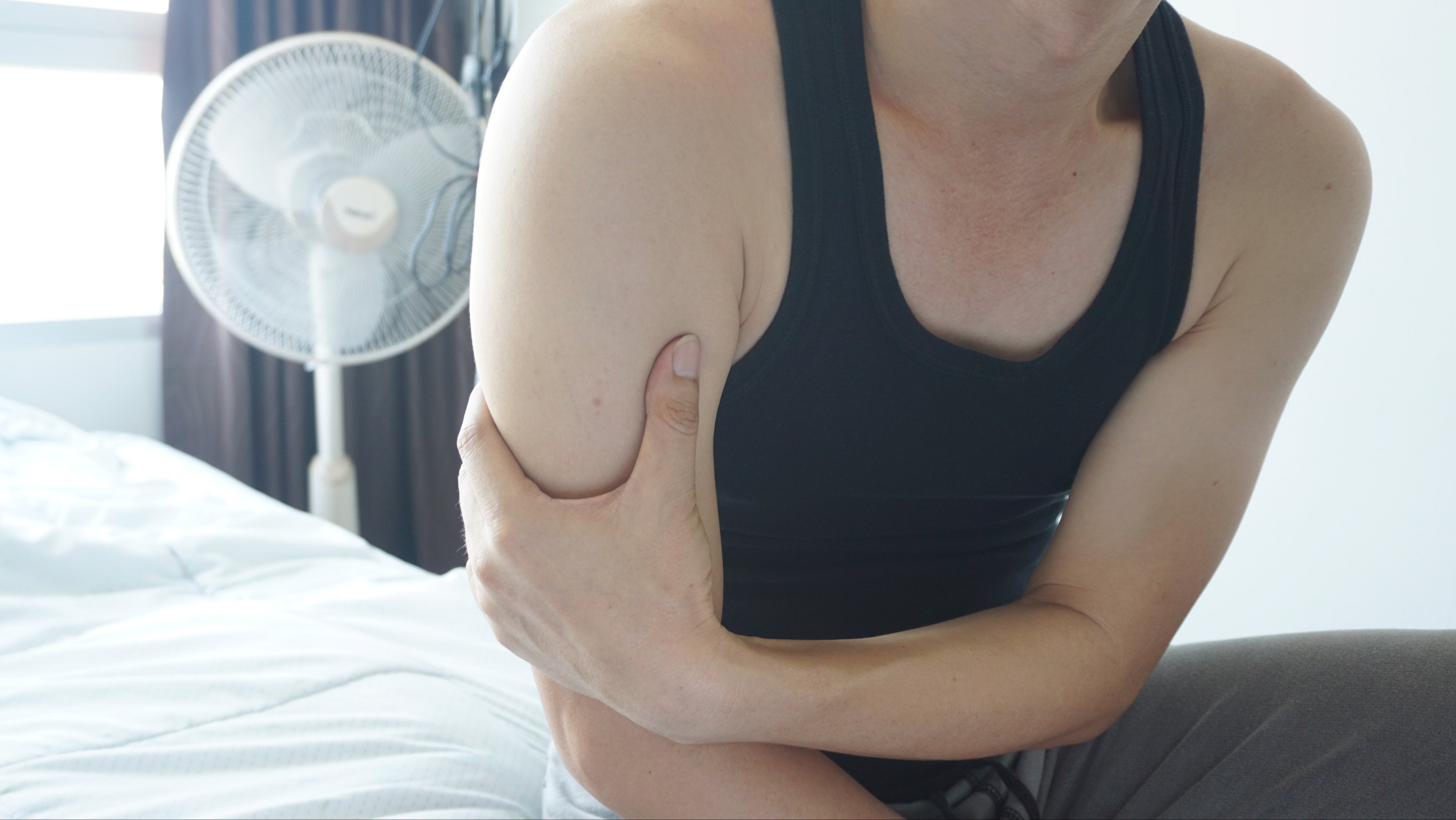 Arm pain caused by excessive exercise