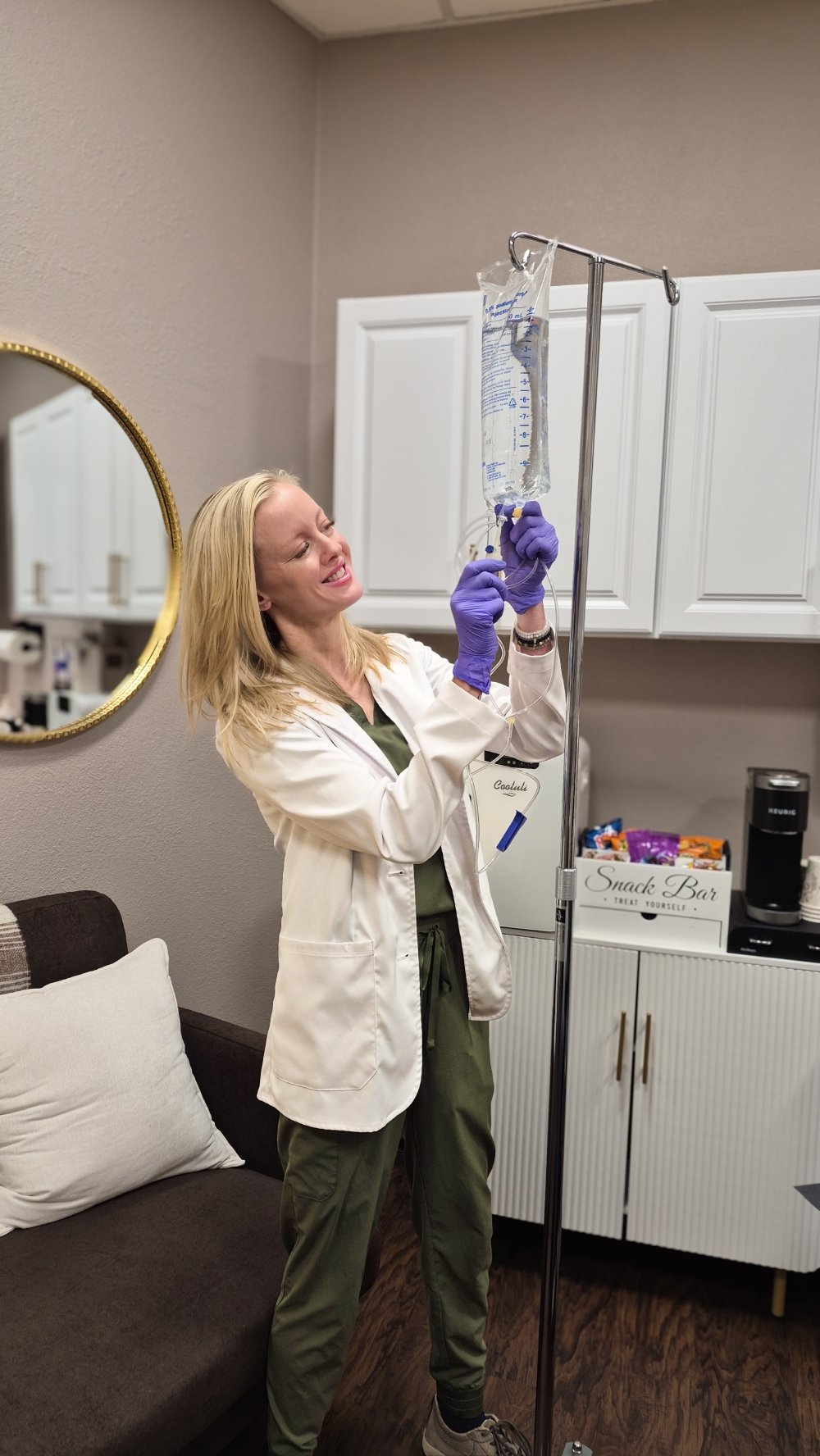 Castle Rock treatment room with reclining chair