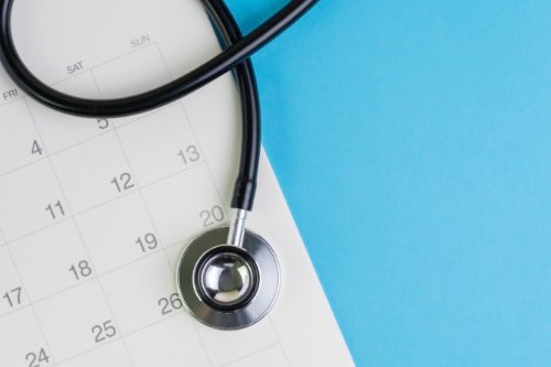 Stethoscope on Calendar