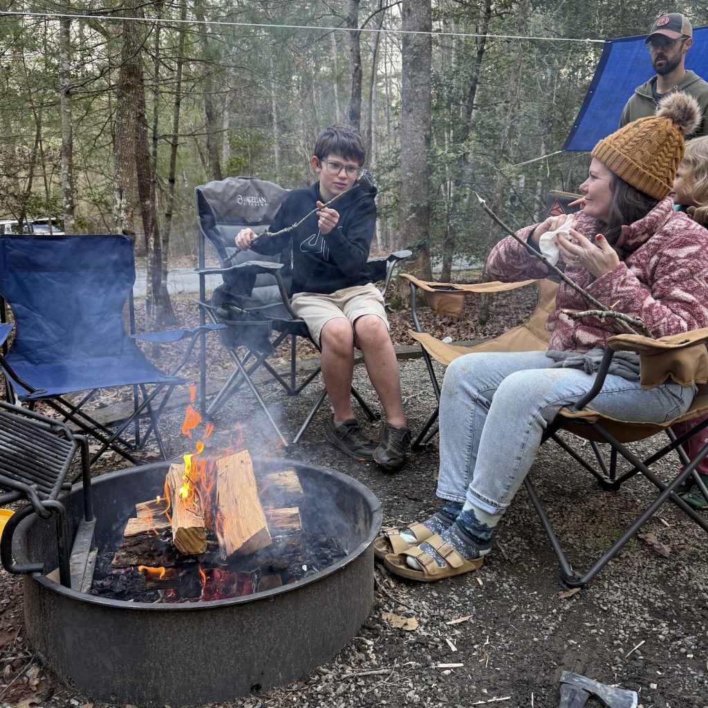 family camping gear kids children