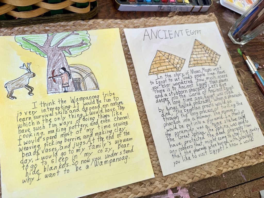 homeschool notebooking practice