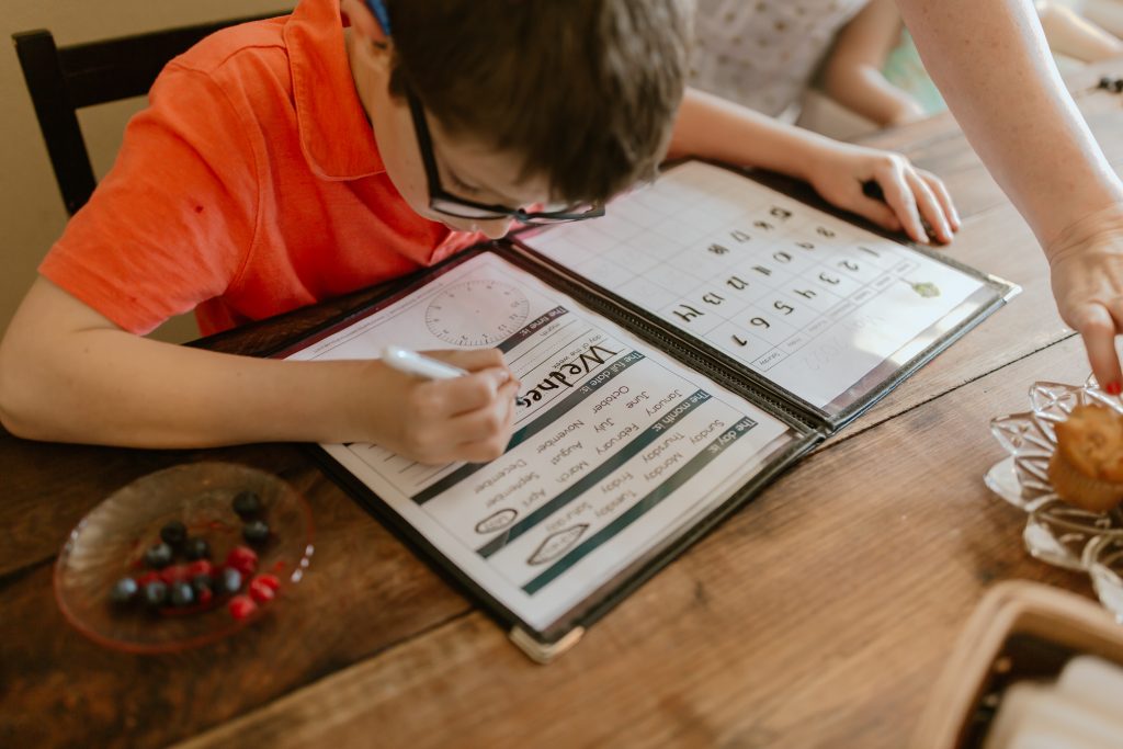 best homeschool menu covers for printable pdf worksheets