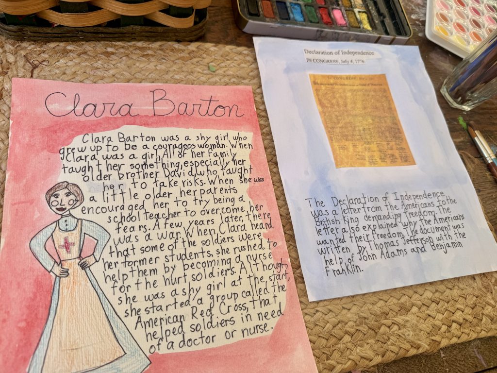 homeschool notebooking practice