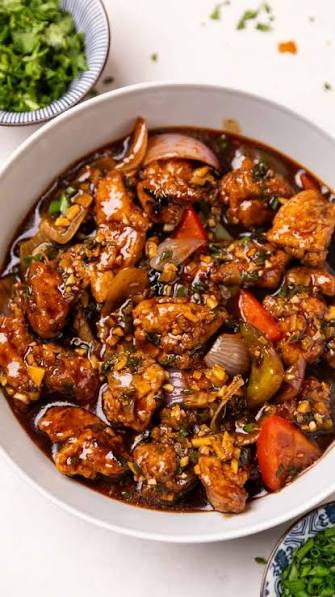 POULET/POISSON/CREVETTES MANCHURIAN (INDO CHINOISE)