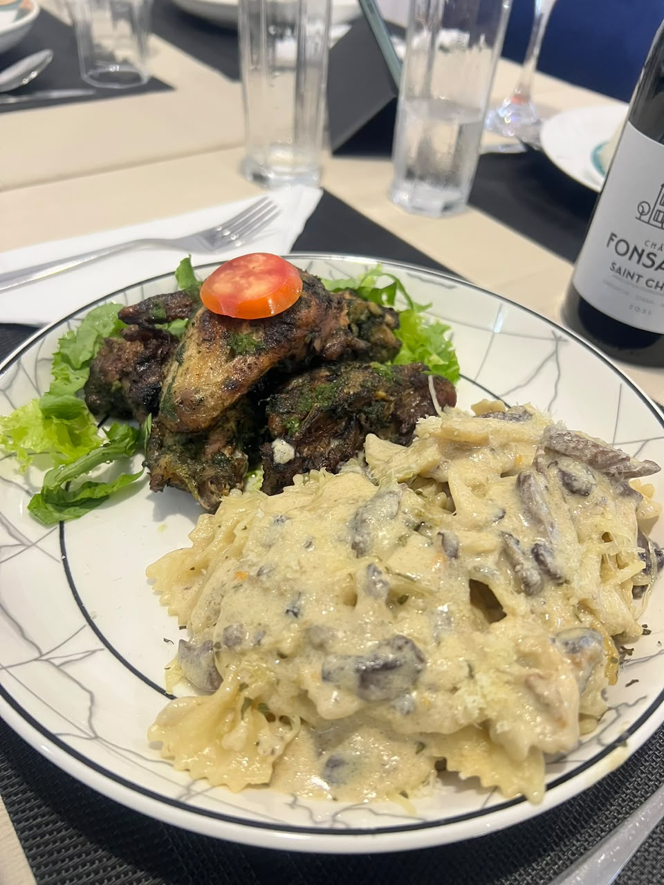 Tagliatelle Démi Poulet Braisé