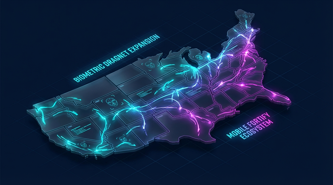 A digital ink spill spreading across a map of the US