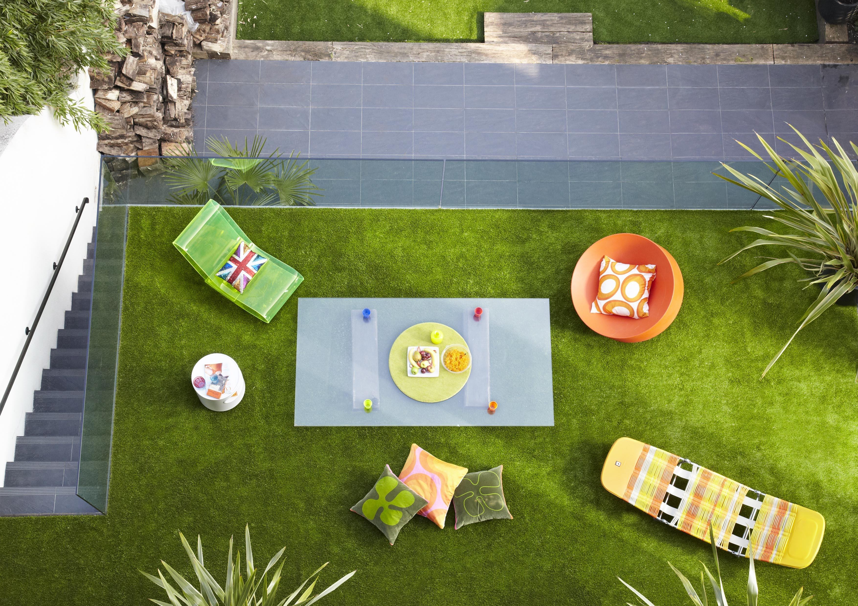 Residential landscape - Residential landscape - backyard | backyard, garden, grass, lawn, plant, play, yard, brown, gray