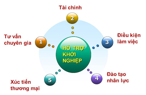 Mô hình vườn ươm thường tập trung vào 5 nền tảng cốt lõi là: tài chính, điều kiện làm việc, đào tạo nhân lực, xúc tiến thương mại, tư vấn chuyên gia.