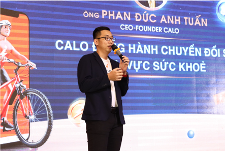 Ông Phan Đức Anh Tuấn, Founder kiêm CEO Calo App - Người yêu thích và đam mê thể thao trở thành người sáng lập tiên phong chuyển đổi số và Metaverse vào trong lĩnh vực sức khoẻ.