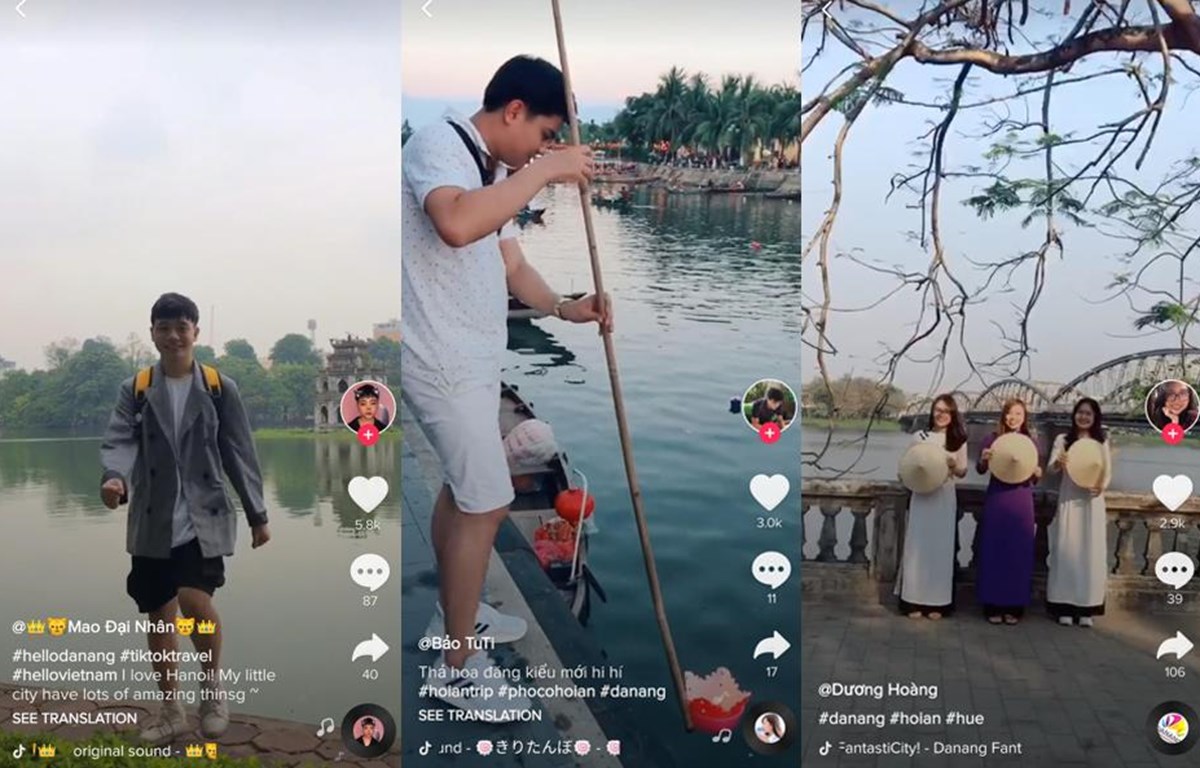 Facebook, Instagram, Tiktok,… là các nền tảng phổ biến được nhiều người lựa chọn để quảng bá các sản phẩm du lịch.