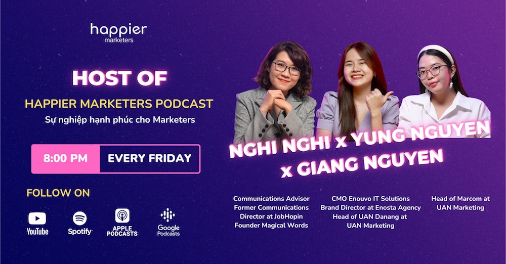 3 Host dẫn dắt Series Podcast lần này.