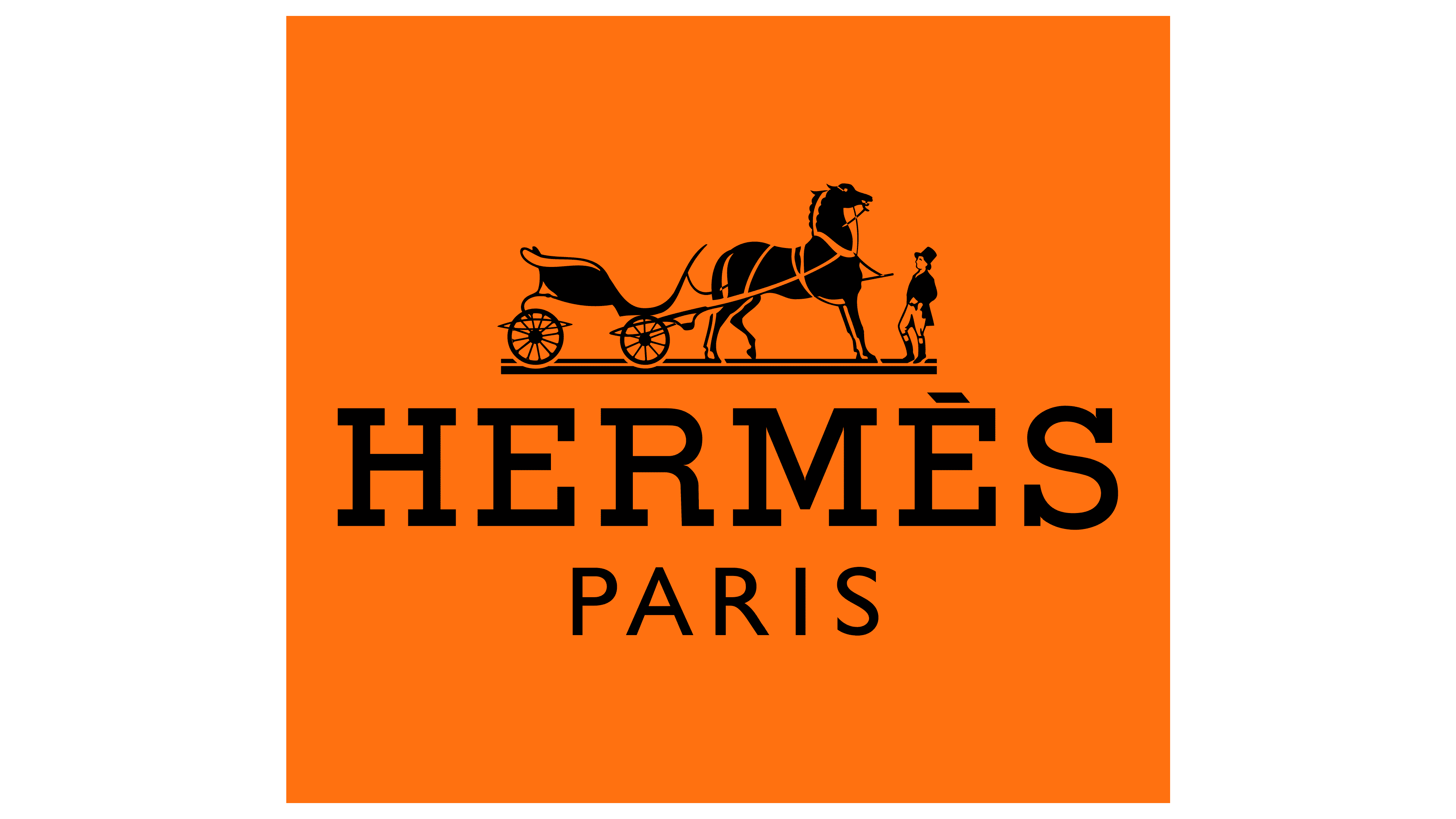 Logo Hermès với cỗ xe ngựa tạo cảm giác xa xỉ khi kết nối với giới quý tộc (Ảnh: Internet).