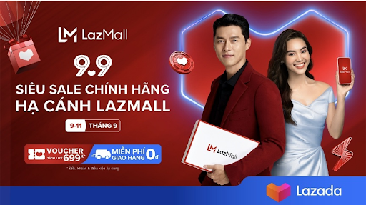 Lễ hội Mua sắm 9.9 năm 2021 trên Lazada đạt doanh thu gấp 2 lần năm trước.