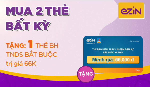 Bảo hiểm số Ezin thường trao những phần quà hấp dẫn dành cho khách hàng trong lần mở thẻ bảo hiểm đầu tiên.