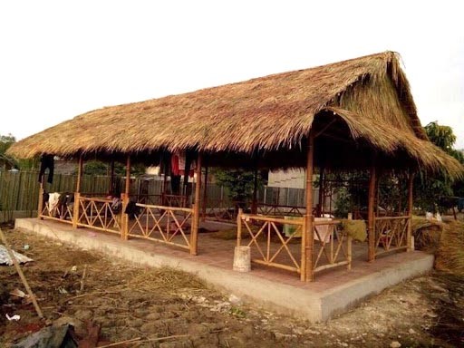 Nhà lợp lá dừa đại diện cho kiến trúc truyền thống của nước ta.