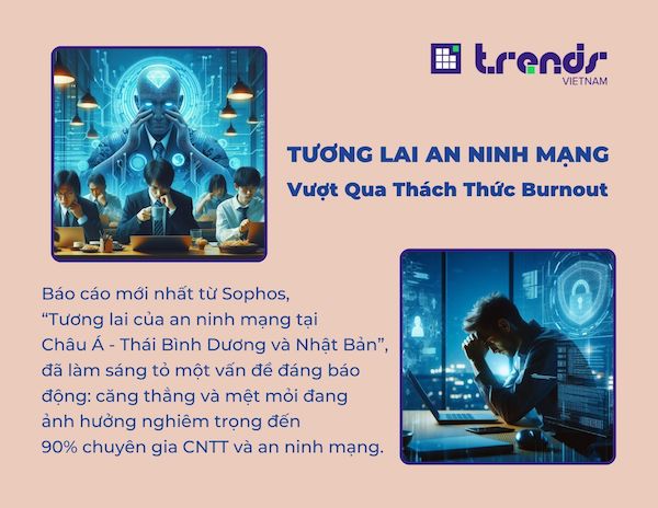 Báo cáo Sophos: Căng thẳng nghề nghiệp trong lĩnh vực an ninh mạng