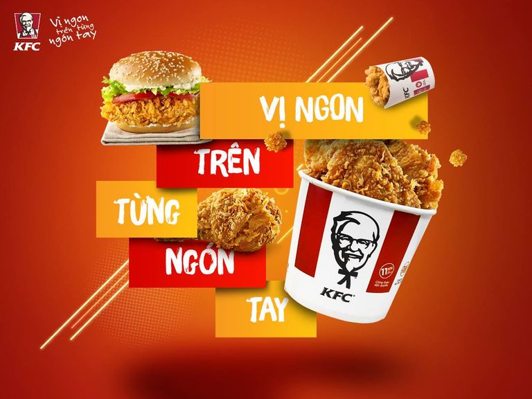 Khẩu hiệu nghe vô cùng “đói bụng” của KFC.