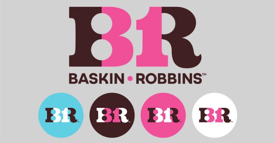 Logo mới của Baskin-Robbins vẫn giữ lại những đặc trưng cần thiết của thương hiệu.