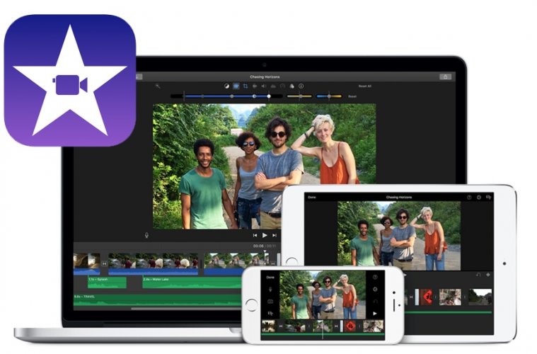 Ứng dụng iMovie - ứng dụng chỉnh sửa video đơn giản dành cho macOS và iOS.